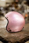 PINK METAL FLAKE WITH BLACK TRIM