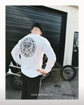 White Long Sleeve Flame